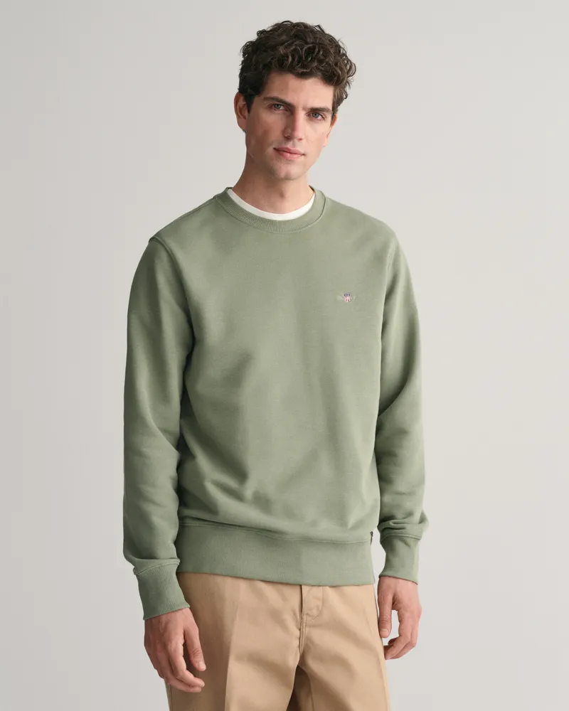 Gant Herren Shield Rundhals-Sweatshirt 