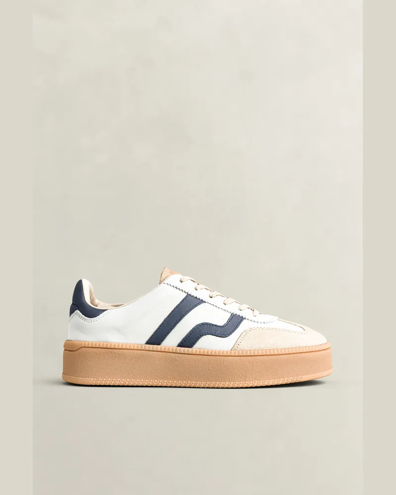 Gant Damen Cuzmani Sneaker aus Leder CREAM Cream