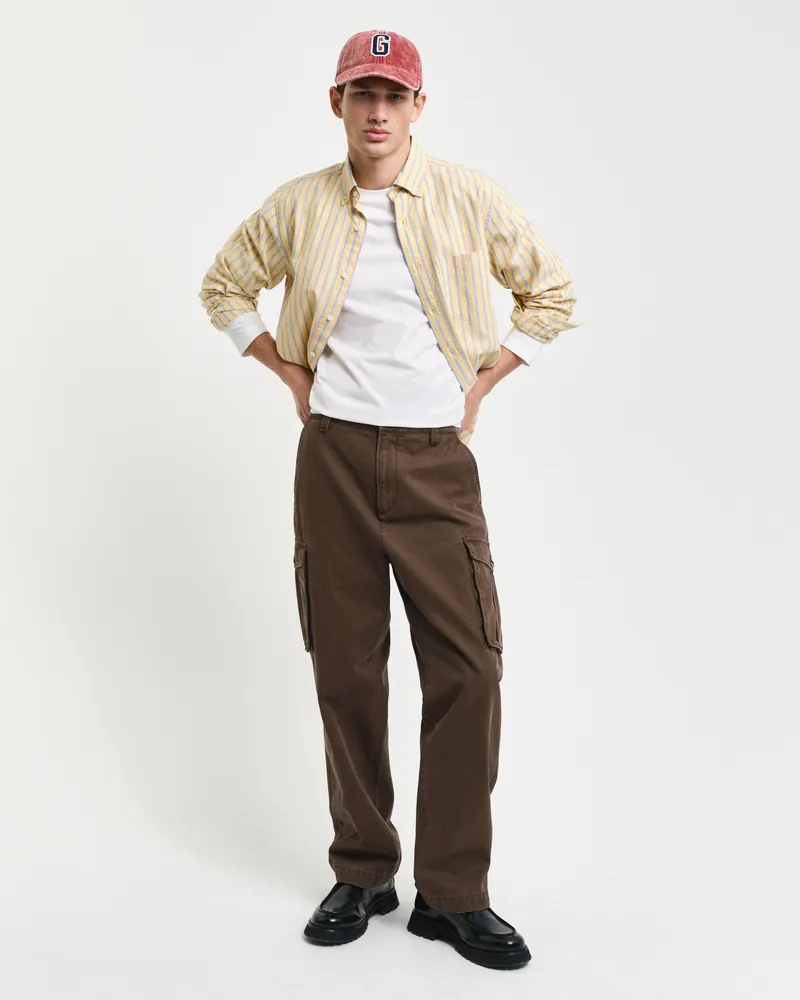Gant Herren Regular Fit Cargohose aus Baumwolltwill 
