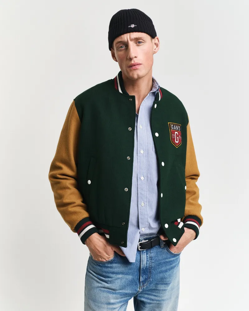 Gant Herren GANT Varsity Jacke aus Wollmischung 