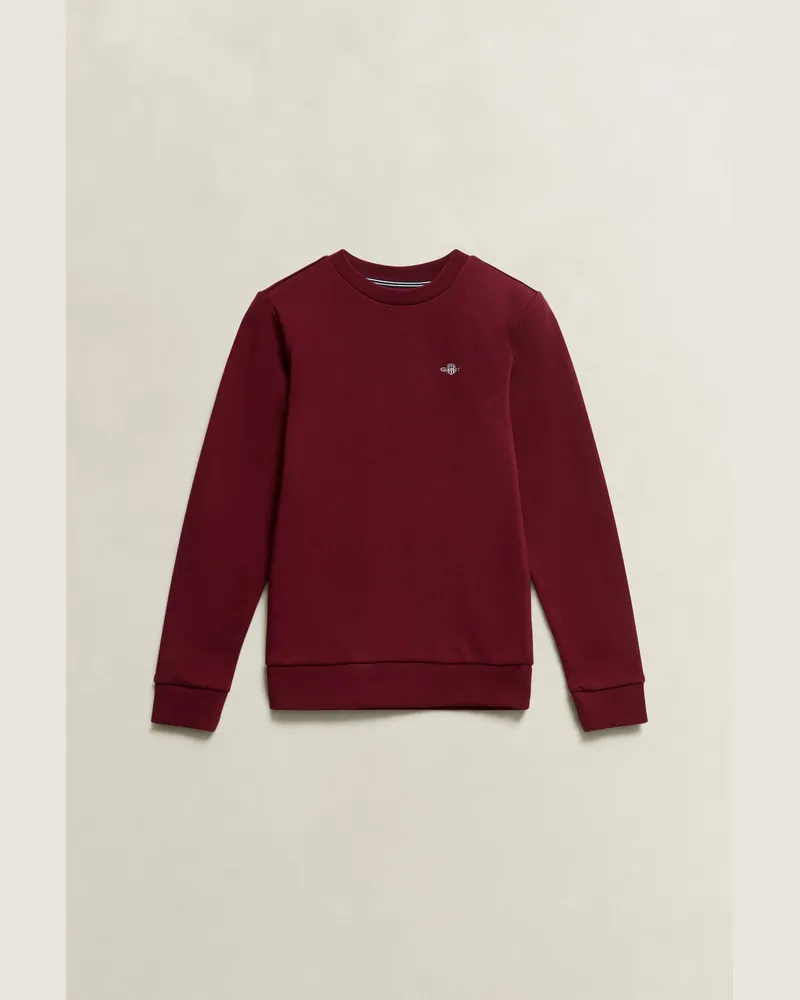 Gant Teenager Shield Sweatshirt PLUMPED Rot Plumped