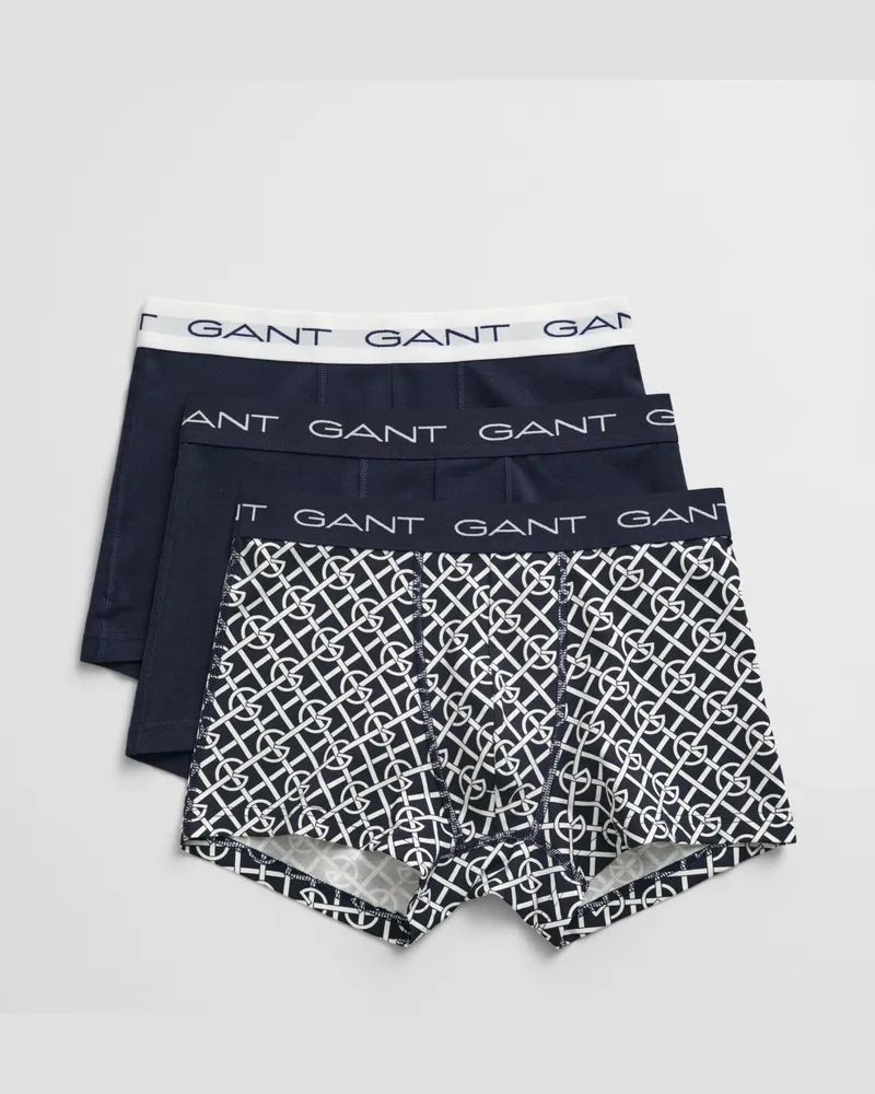 Gant Herren 3er-Pack G Patterned Boxershorts 