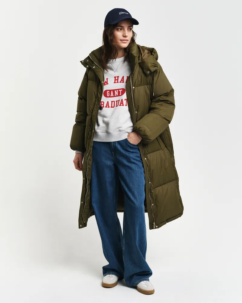 Gant Damen Langer Daunenmantel 
