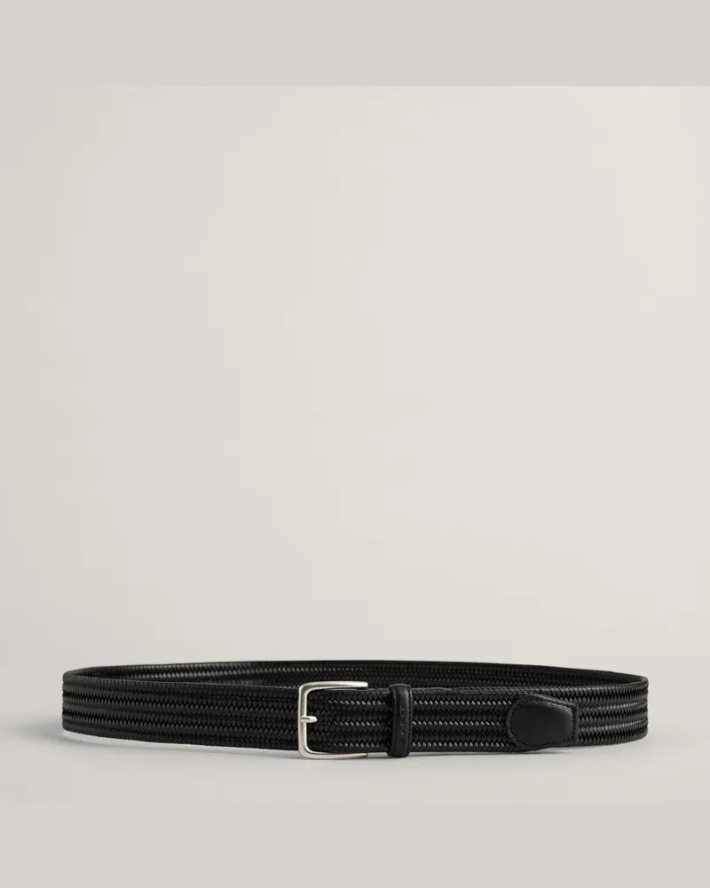 Gant Herren Elastischer Flechtgürtel aus Leder 