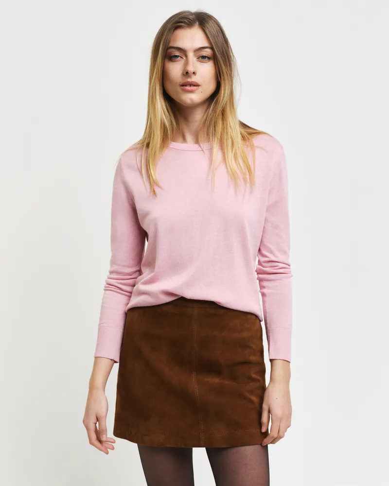 Gant Damen Feinstrick Rundhalspullover 