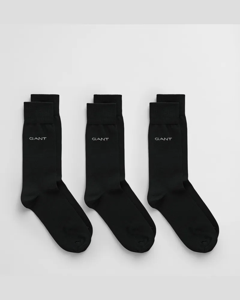 Gant Herren 3er-Pack Socken aus mercerisierter Baumwolle 