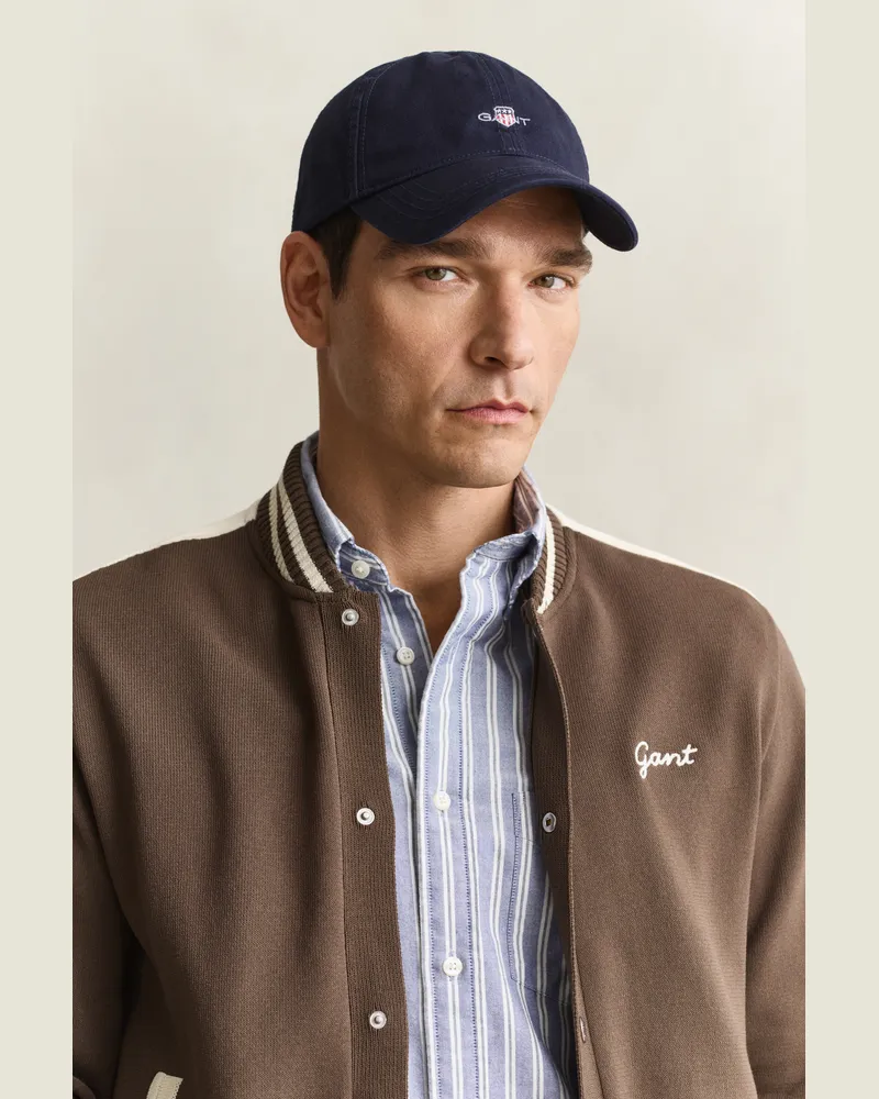 Gant Herren Shield Cap aus Baumwolltwill MARINE Marine