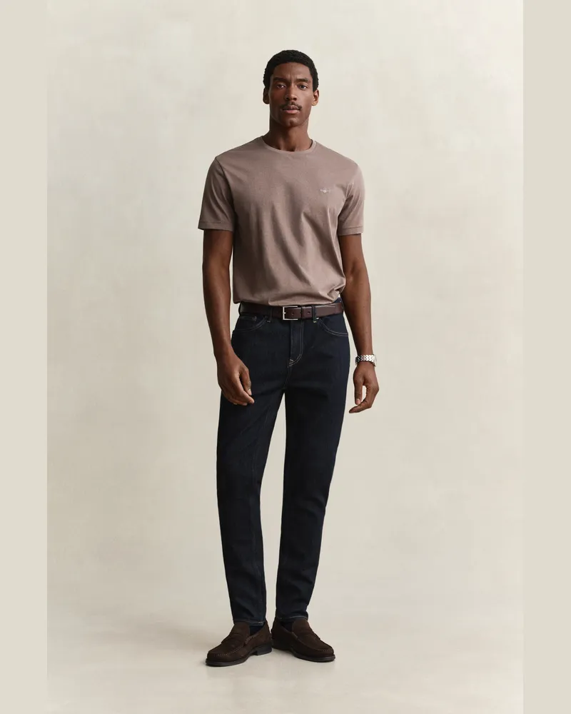 Gant Herren Slim Fit Clean Wash Jeans DARK Blau Dark