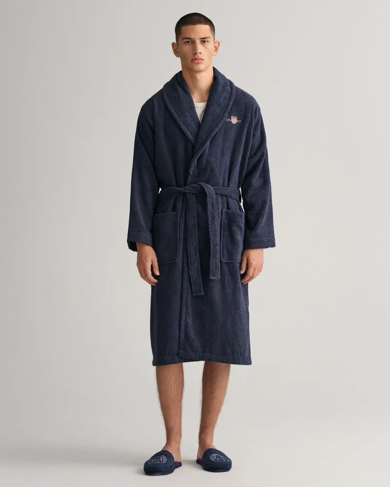 Gant Home Archive Shield Terry Cloth Bademantel 