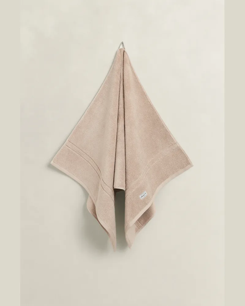 Gant Wohnaccessoires Premium Handtuch 70 x 140 SILVER SAND Silver