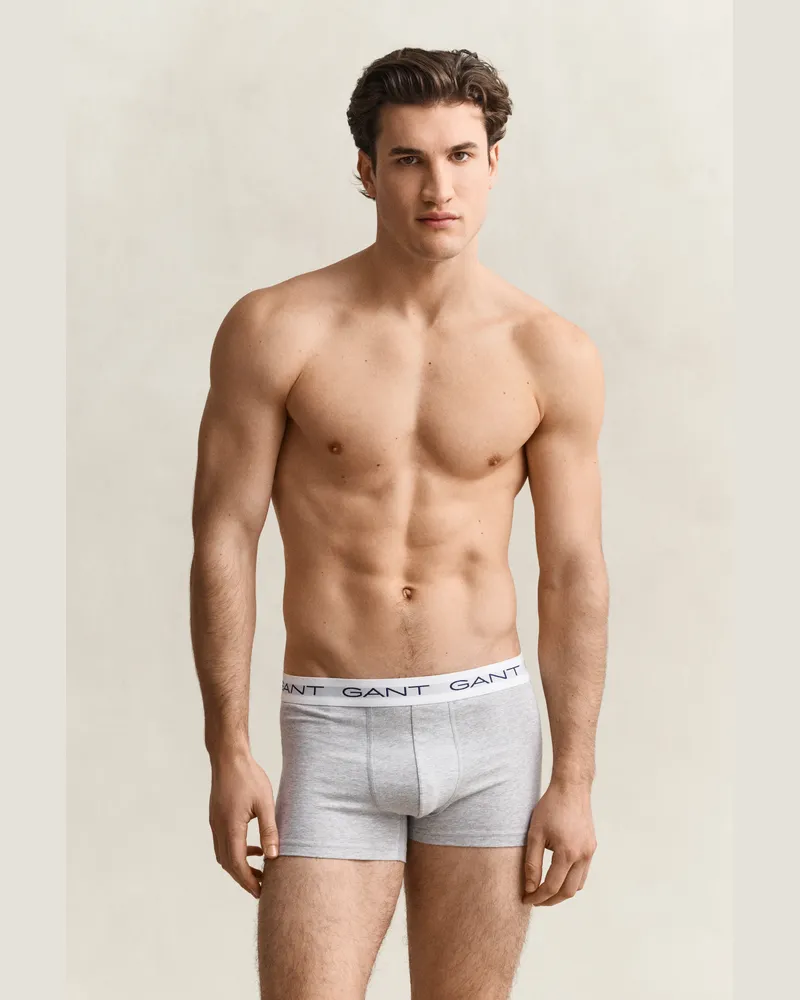 Gant Herren 5er-Pack Boxershorts LIGHT Grau MELANGE Light