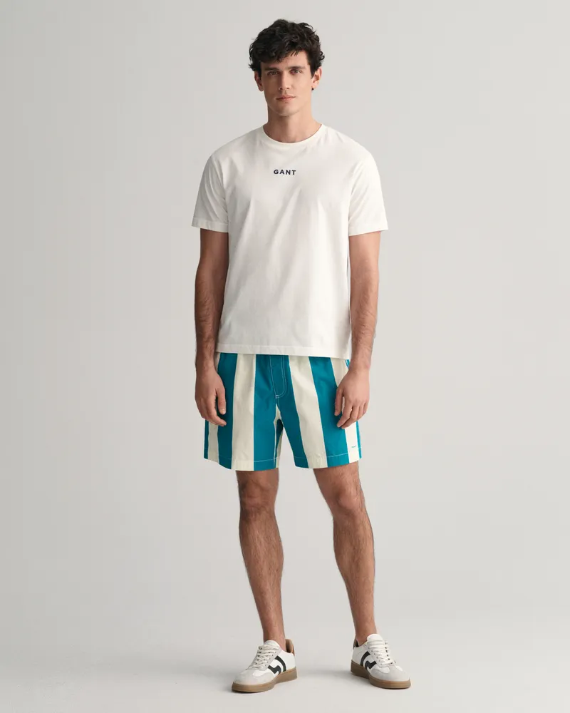 Gant Herren Kordelzug-Shorts mit Streifen 