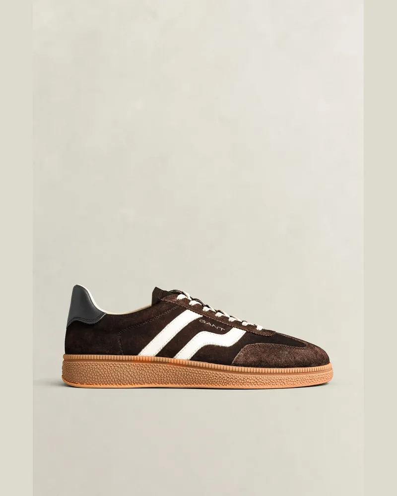 Gant Herren Cuzmo Sneaker aus Veloursleder DARK Braun Dark