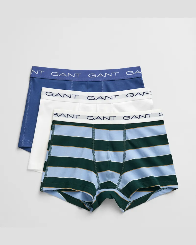 Gant Herren 3er-Pack Boxershorts mit bunten Streifen