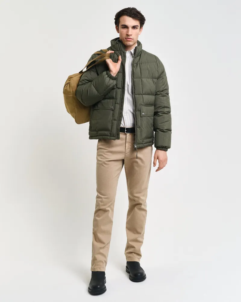 Gant Herren Slim Fit Dobby Chinohose mit Struktur 