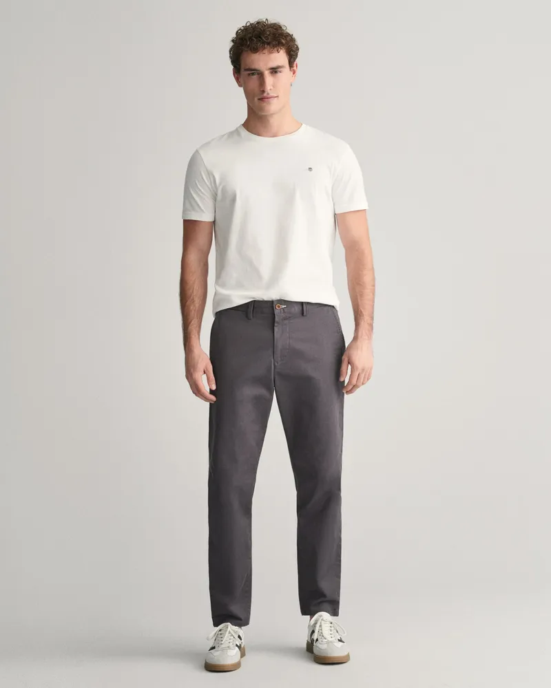 Gant Herren Schmal zulaufende Twill Chinohose 