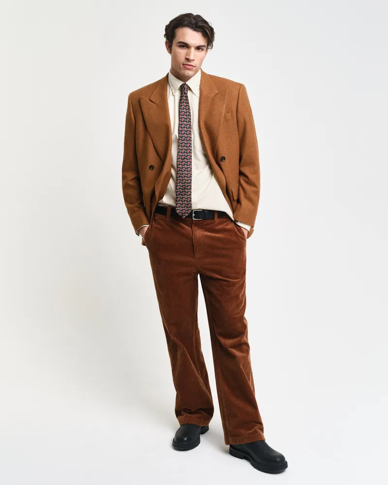 Gant Herren Relaxed Fit Cordhose mit weitem Bein 