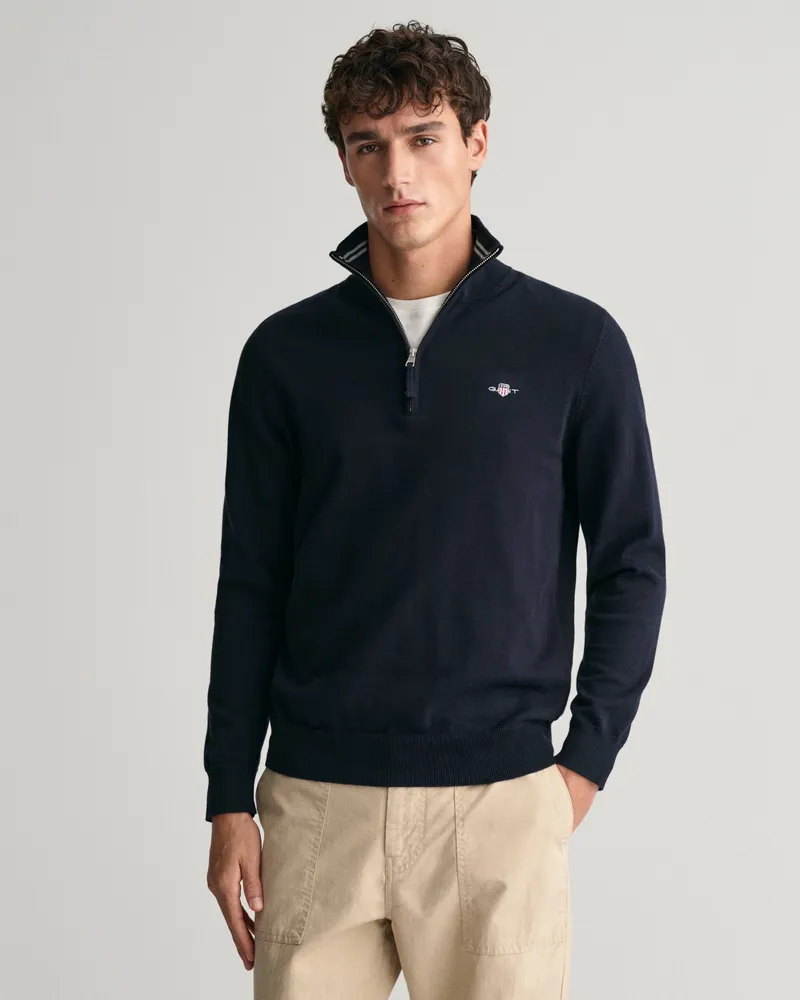 Gant Herren Classic Troyer aus Baumwolle 