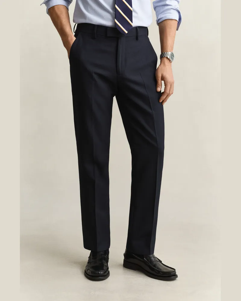 Gant Herren Club Anzughose EVENING Blau Evening