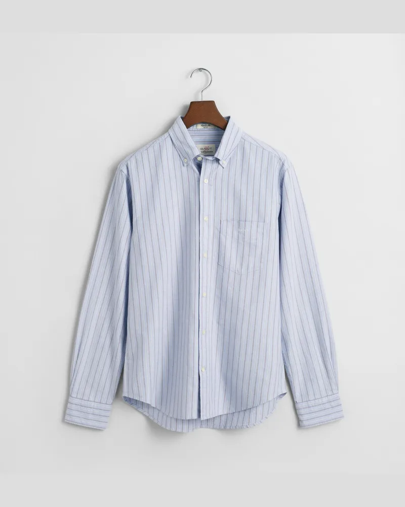 Gant Herren Regular Fit Classic Oxford-Hemd mit Streifen 