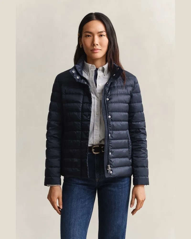 Gant Damen Leichte Daunenjacke EVENING Blau Evening
