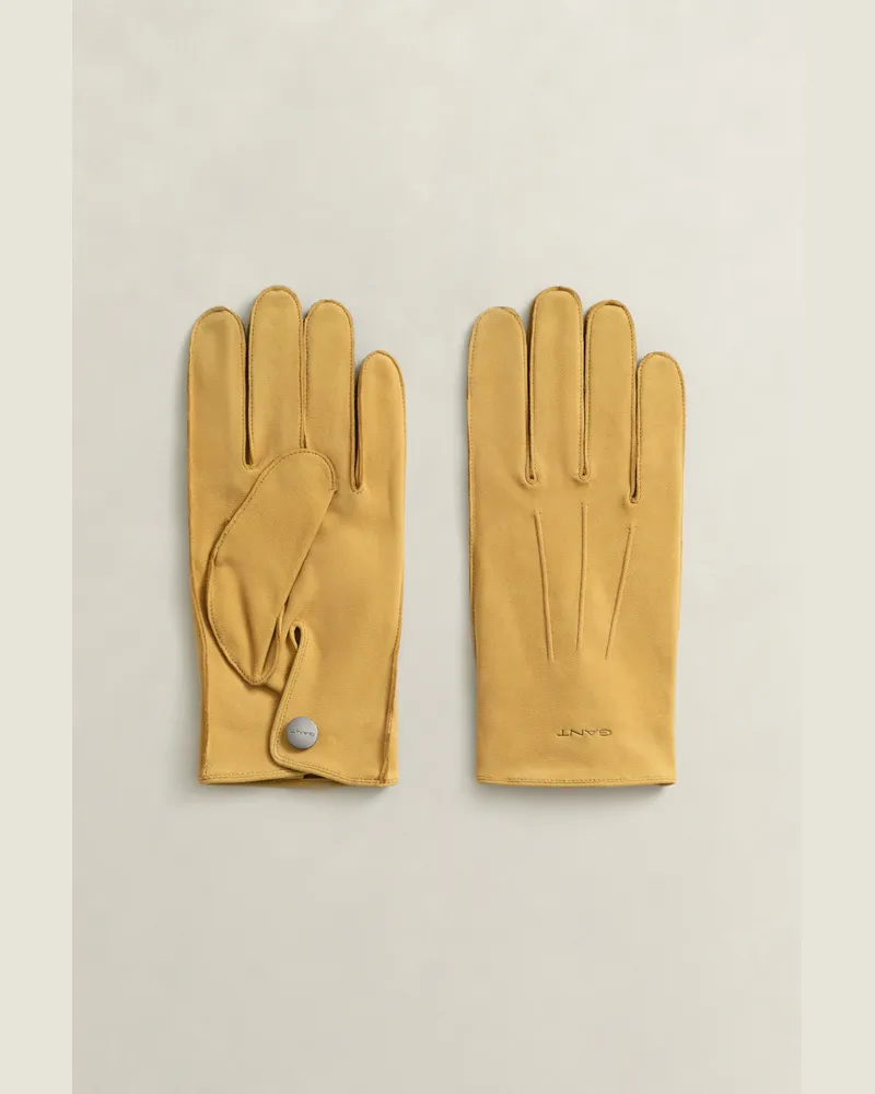 Gant Herren Lederhandschuhe TURMERIC SHINE Turmeric