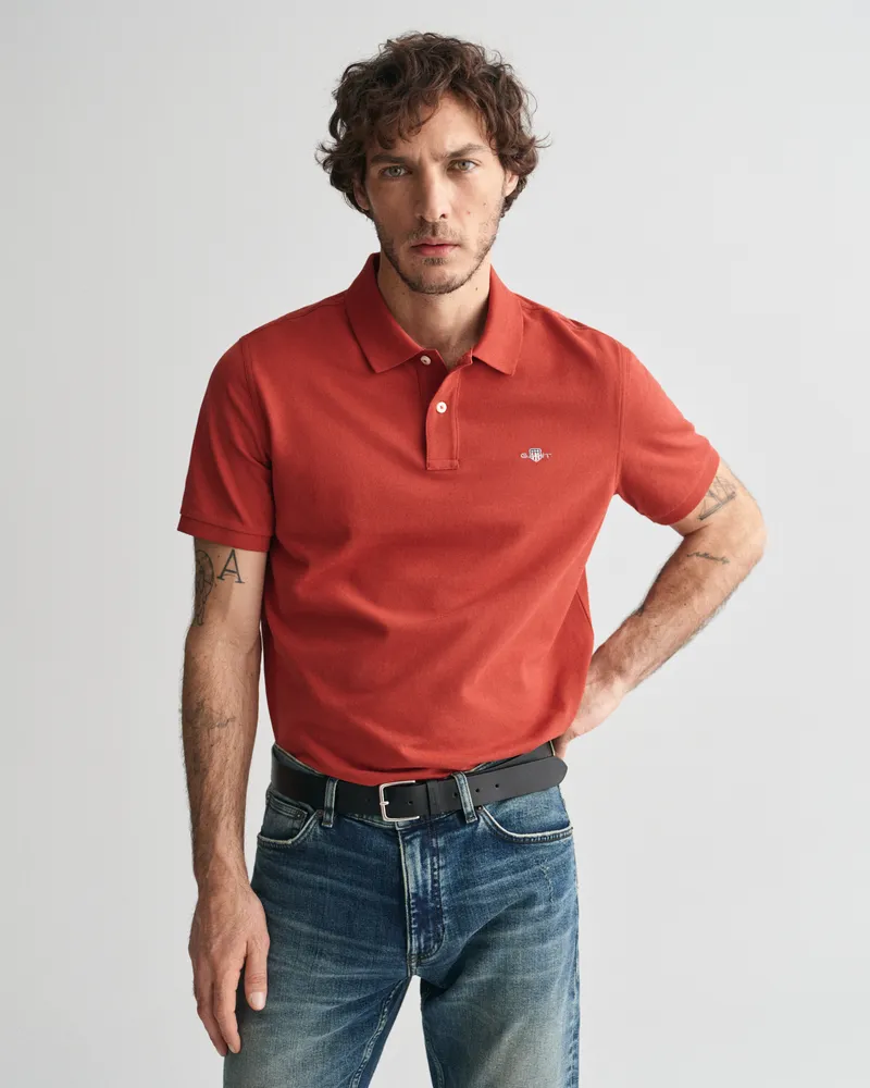 Gant Herren Regular Fit Shield Piqué Poloshirt 