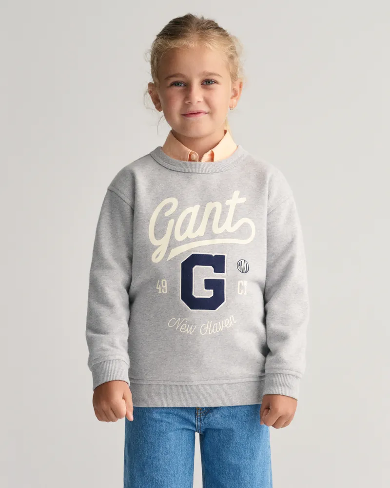 Gant Kids Kids Graphic Rundhals-Sweatshirt 