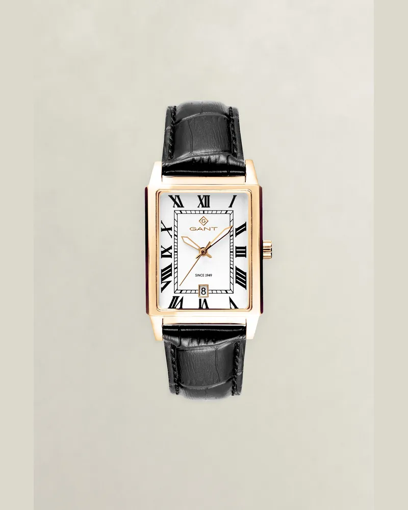 Gant Herren Staten Island Armbanduhr Weiß Weiß