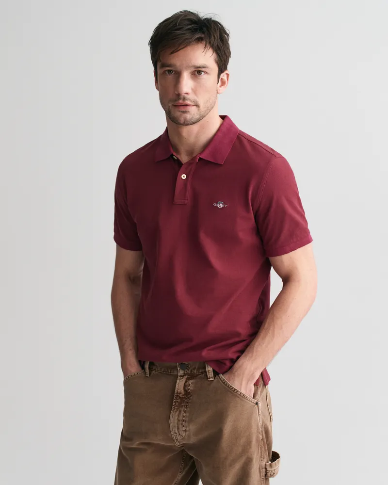 Gant Herren Regular Fit Shield Piqué Poloshirt 