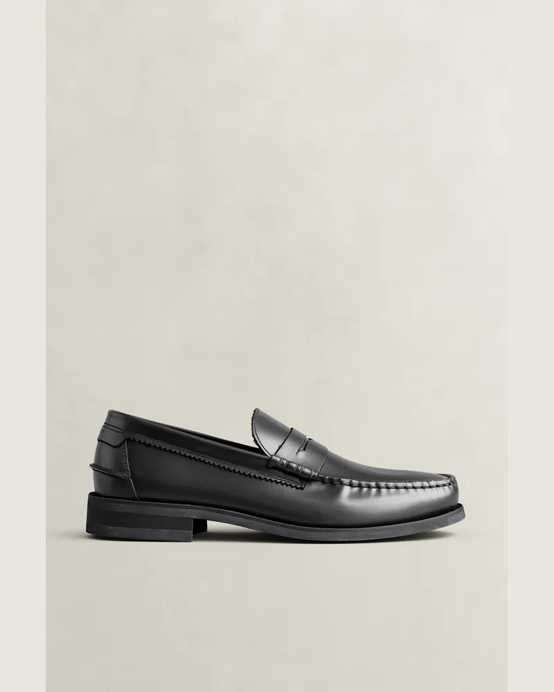 Gant Herren Lenkoxx Leder Loafer Schwarz Schwarz