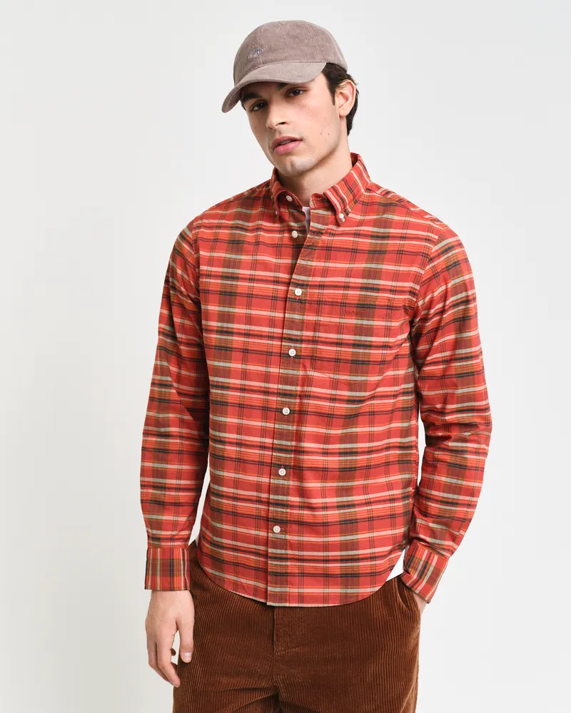 Gant Herren Regular Fit Archive Popeline Karohemd 