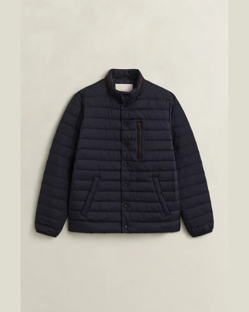Gant Herren Ultraleichte Daunenjacke EVENING Blau Evening