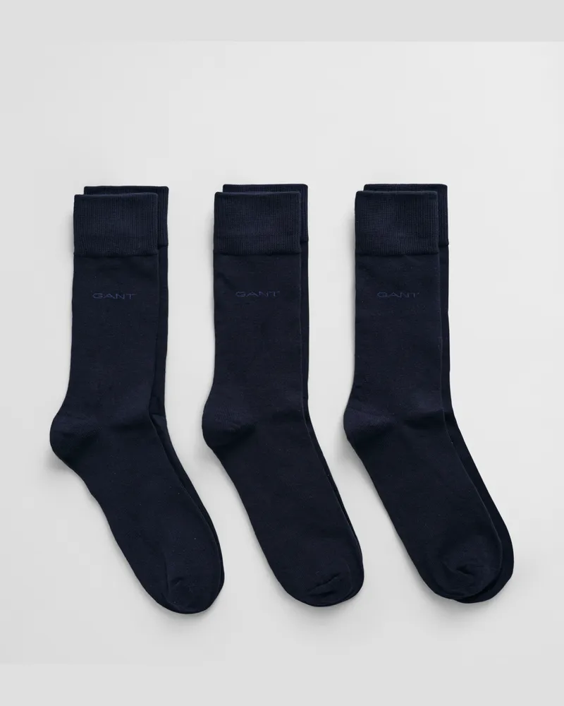 Gant Herren 3er-Pack Weiche Baumwollsocken 