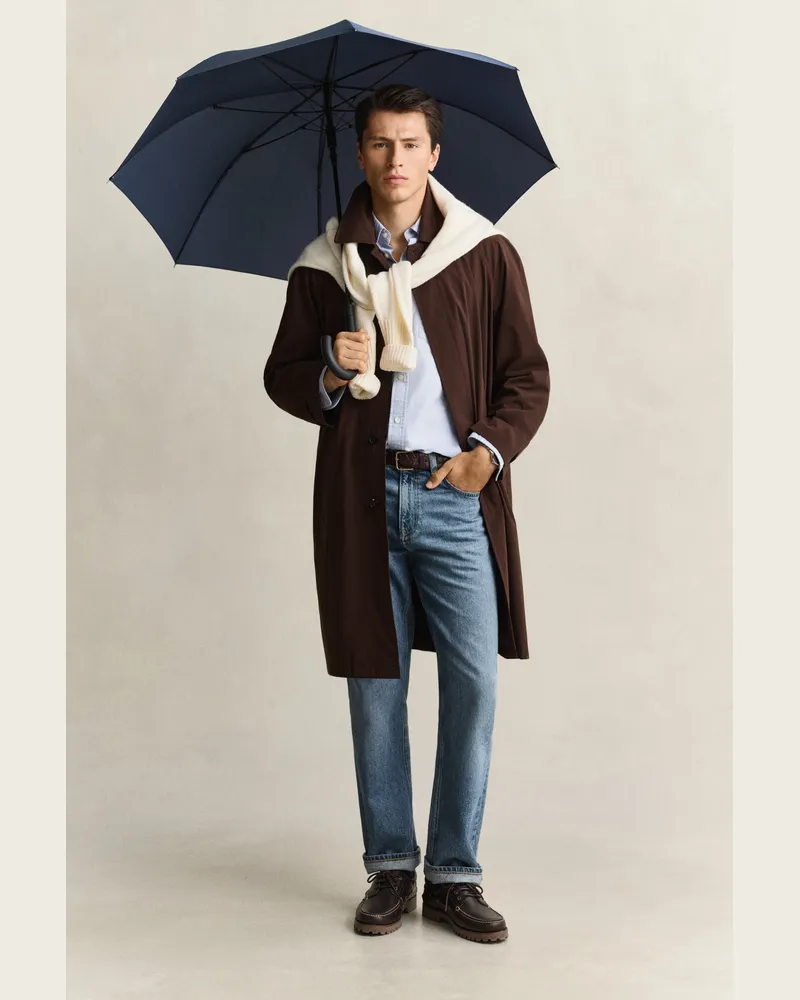 Gant Herren Gant x Yale Kurzmantel Schwarz Braun Schwarz