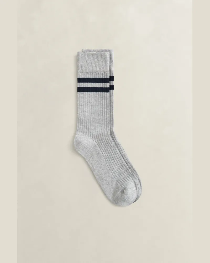 Gant Herren Leichte Sportsocken LIGHT Grau MELANGE Light