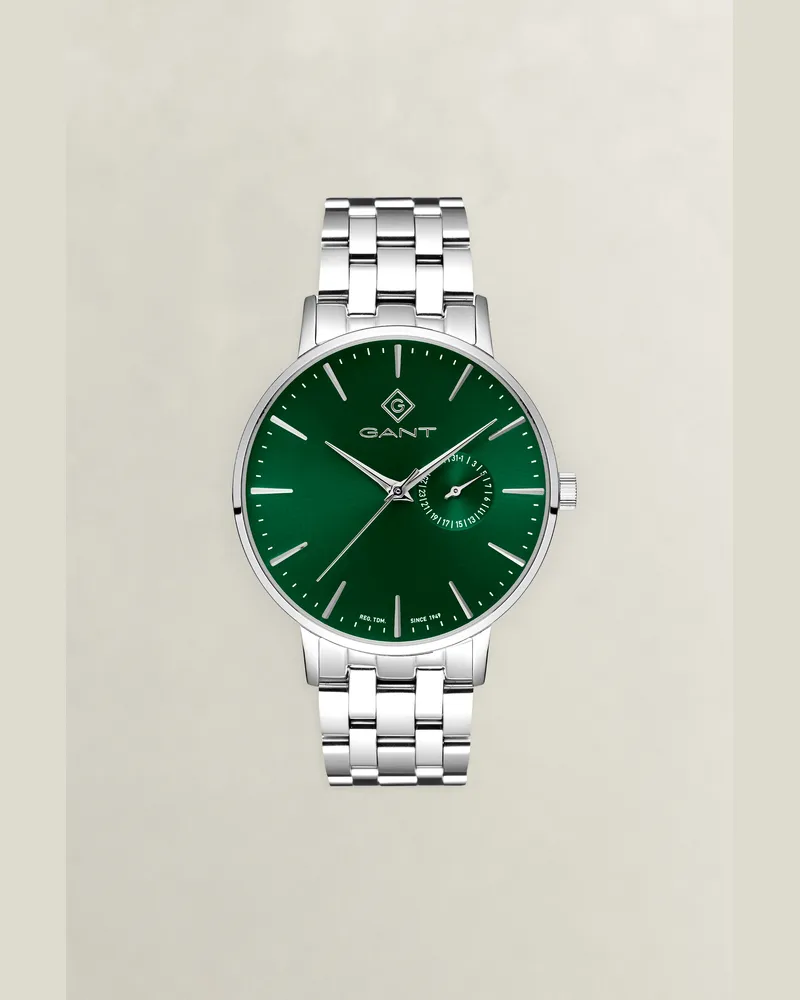 Gant Herren Park Hill III Armbanduhr TARTAN Grün Tartan