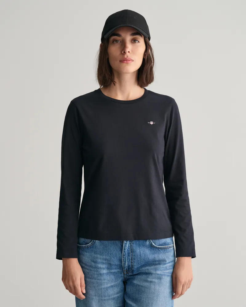 Gant Damen Shield Langarm-T-Shirt 