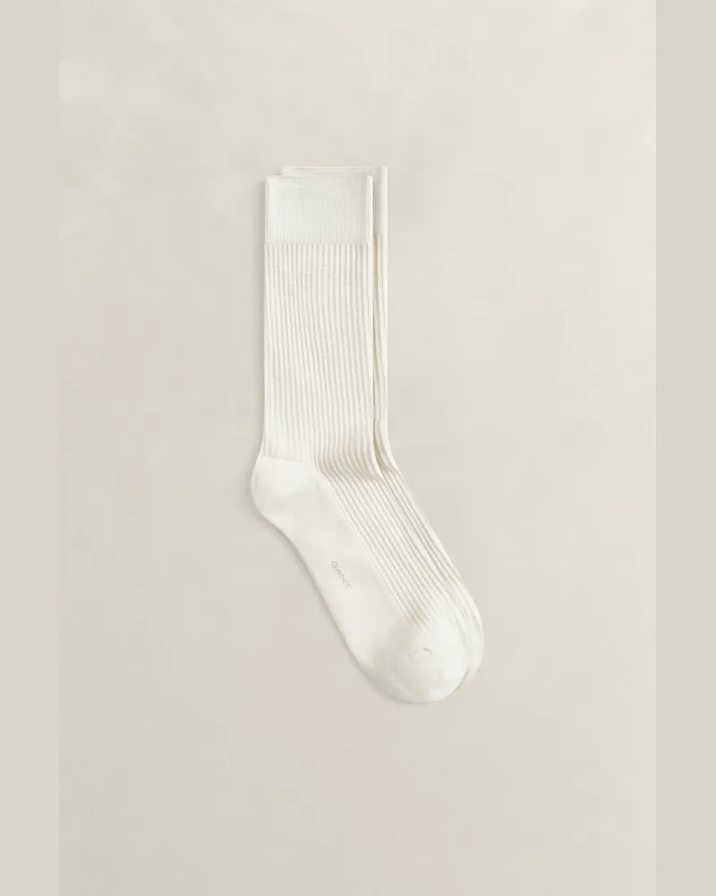 Gant Herren Socken mit Waffelstruktur CREAM Cream