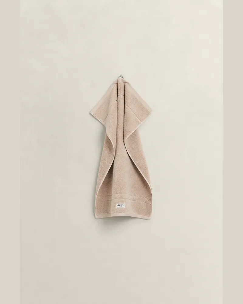 Gant Wohnaccessoires Premium Handtuch 30 x 50 SILVER SAND Silver