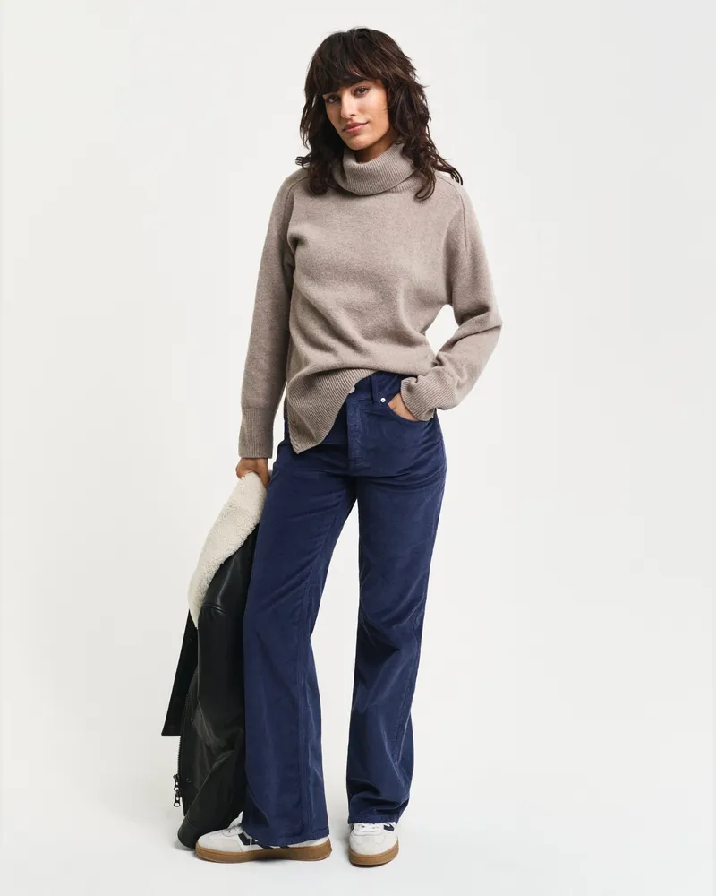 Gant Damen Cordjeans mit ausgestelltem Bein 