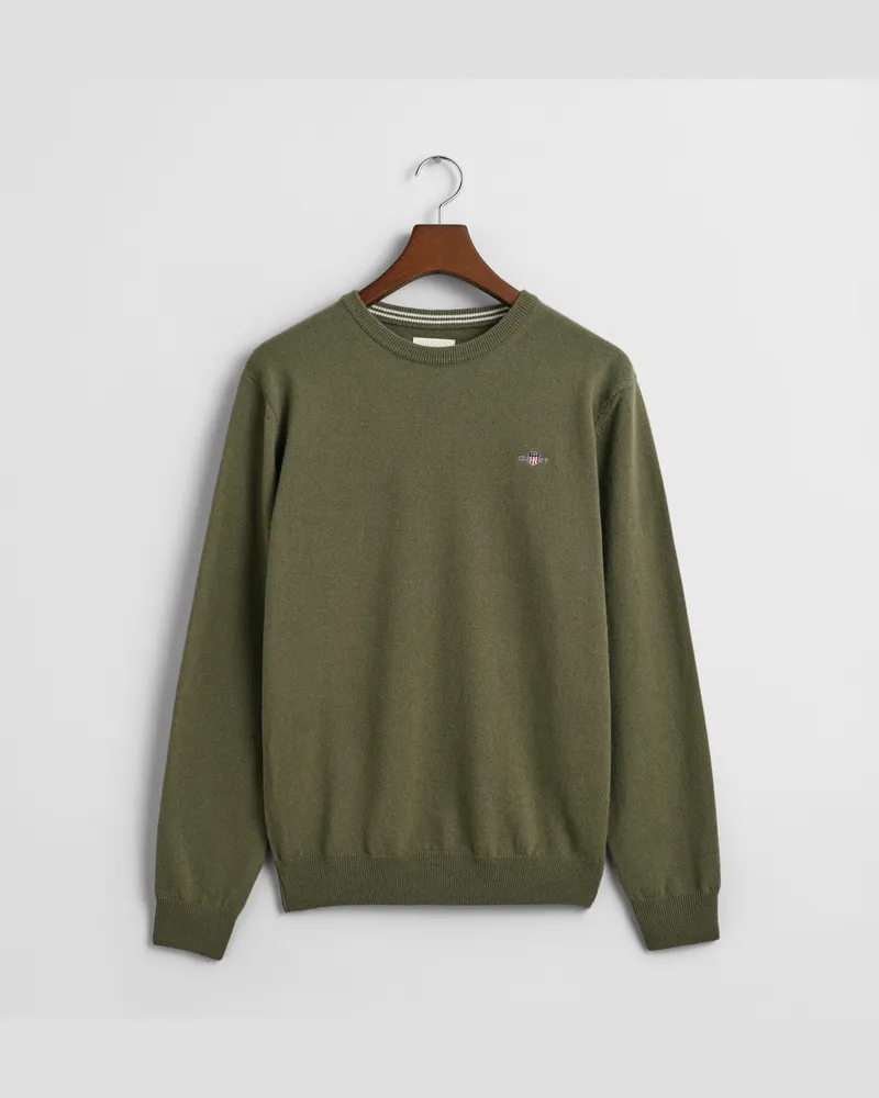 Gant Herren Superfine Lambswool Rundhalspullover 