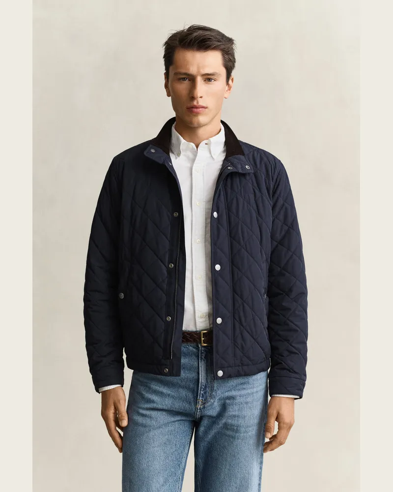 Gant Herren Steppjacke EVENING Blau Evening