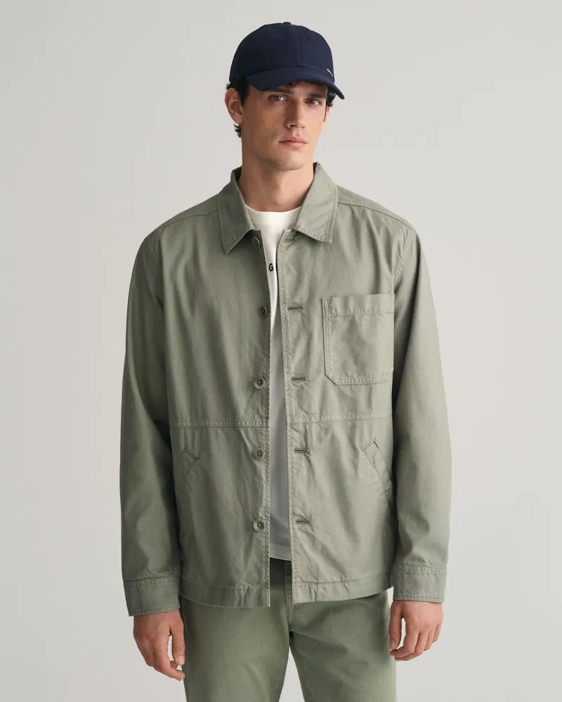 Gant Herren Stückgefärbte Hemdjacke 
