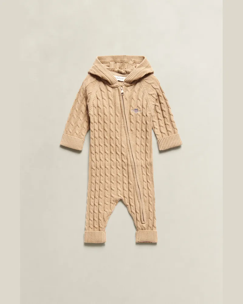 Gant Kinder Shield Schlafanzug mit Zopfmuster OAT BEIGE Oat
