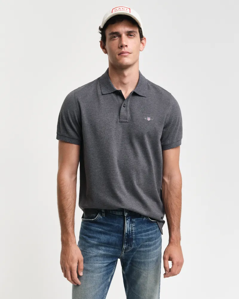 Gant Herren Regular Fit Shield Piqué Poloshirt 