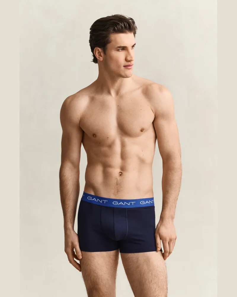 Gant Herren 3er-Pack Boxershorts NAUTICAL Blau Nautical
