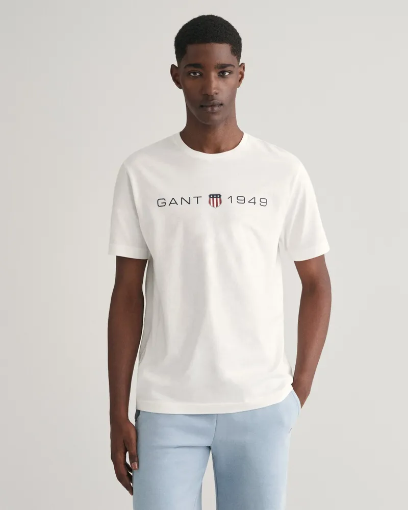 Gant Herren Graphic T-Shirt mit Print 