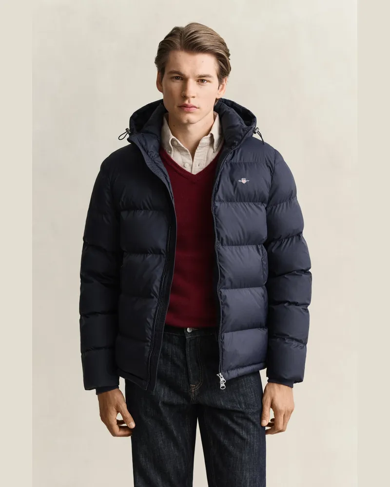Gant Herren Active Cloud Jacke EVENING Blau Evening