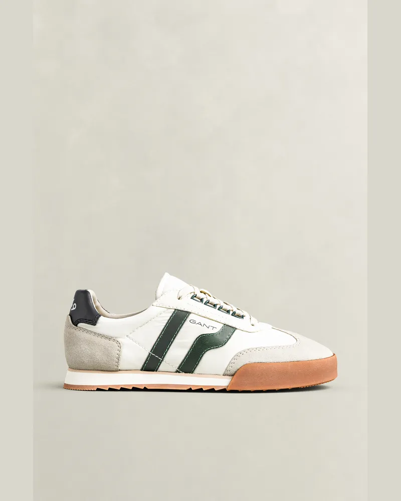 Gant Herren Baylle Sneaker aus Veloursleder CREAMED Weiß Creamed